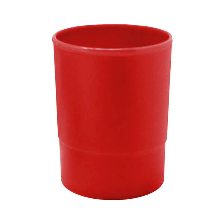 Dohe Cubilete Redondo en Poliestireno - 100% Reciclable - Apilable - 100x100mm - Ideal para Organizar Material de Oficina 1