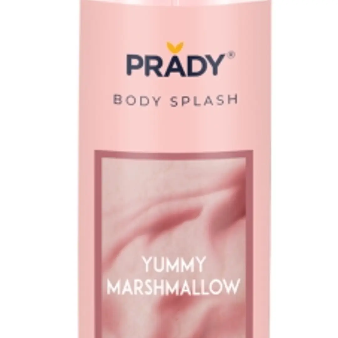 Prady Body Splash Yummy Marshmallow - Frasco de 250 ml - Spray Pulverizador 1