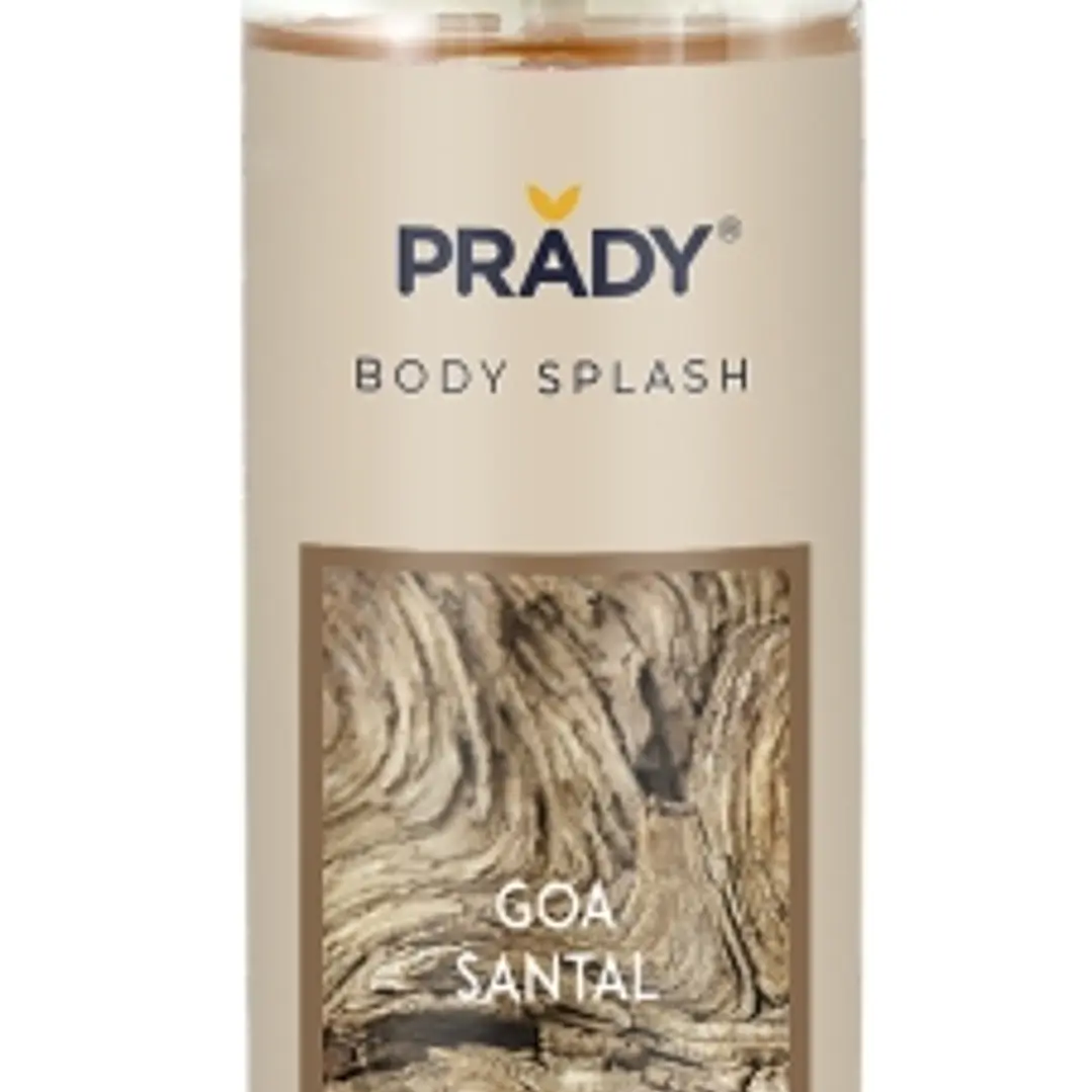 Prady Body Splash Goa Santal - Frasco de 250 ml - Spray Pulverizador 1