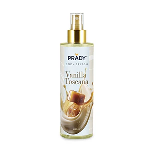 Prady Body Splash Vanilla Toscana - Frasco de 250 ml - Spray Pulverizador
