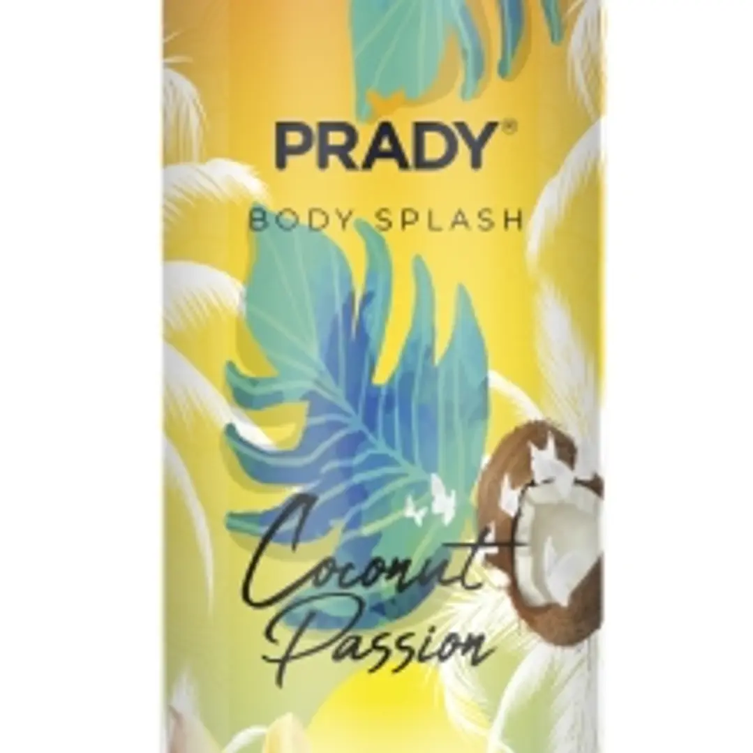 Prady Body Splash Coconut Passion - Frasco de 250 ml - Spray Pulverizador 1