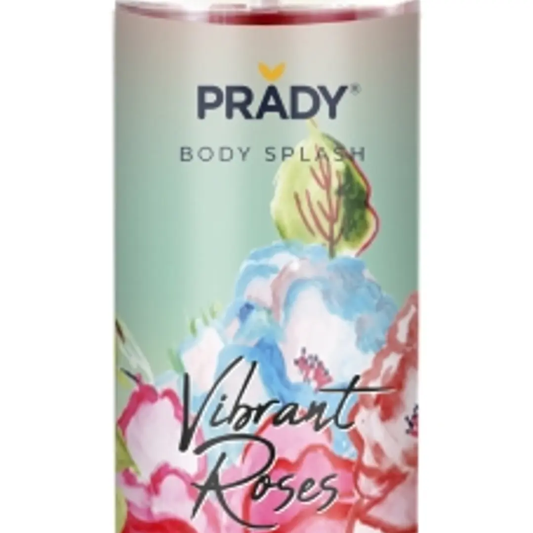 Prady Body Splash Vibrant Roses - Frasco de 250 ml - Spray Pulverizador 1