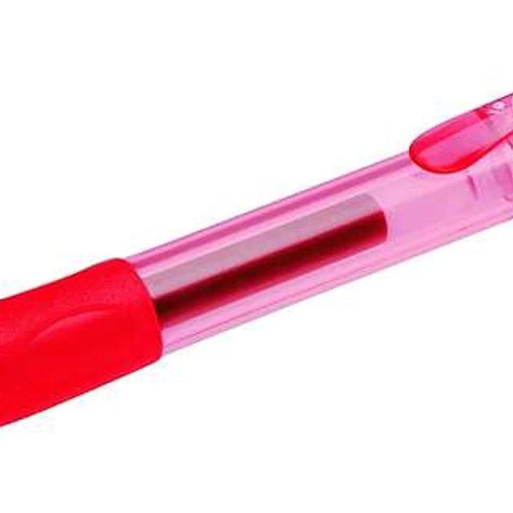 Bic Gel-ocity Original Boligrafo de Tinta Gel Retractil - Punta Media de 0.7mm - Recargable - Grip de Goma - Clip de Plastico - Color Rojo 1