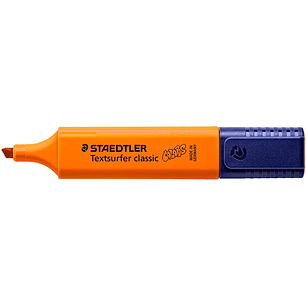 Staedtler Textsurfer Classic 364 Marcador Fluorescente - Punta Biselada 1 - 5mm Aprox - Secado Rapido - Color Naranja