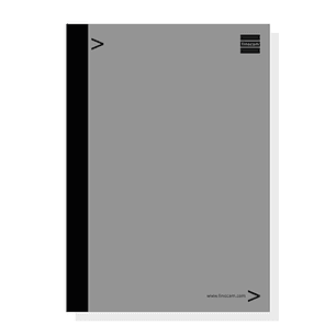 Finocam Bloc de Notas para Agendas Duo - Formato E40 - 210x5x297mm - Color Gris