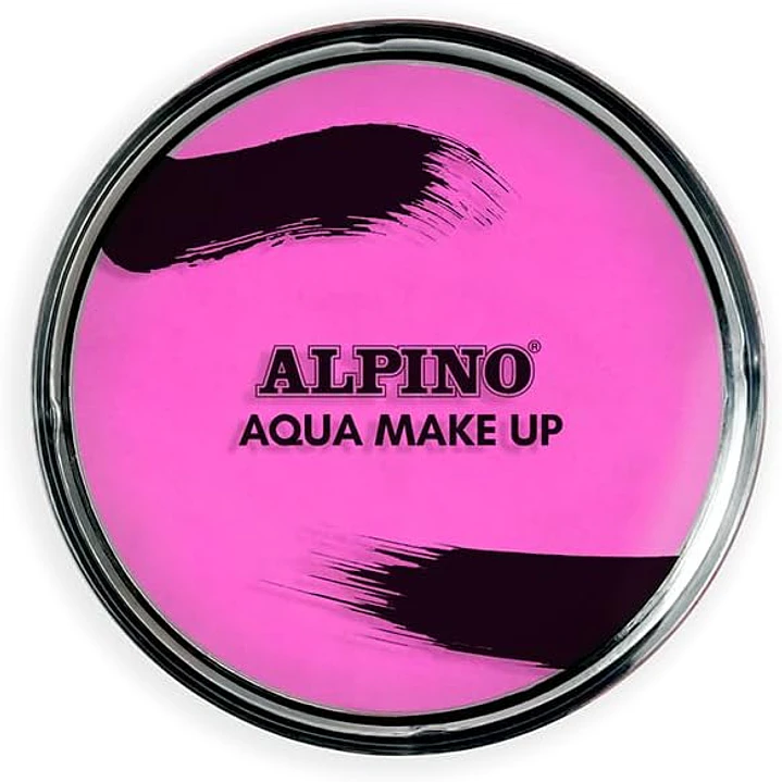 Alpino Aqua Make-up Polvera de Maquillaje Facial Acuarelable - Se Lava con Agua y Jabon - Color Rosa 1