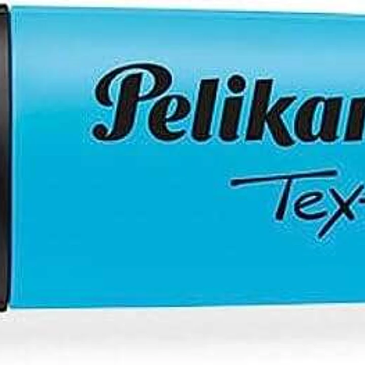 Pelikan Subrayador Textmarker 490 - Base de Agua - 3 Anchos de Trazo - Color Azul Fluorescente 1