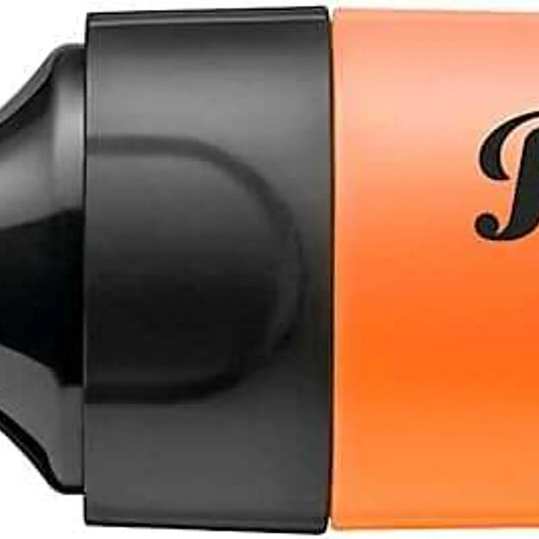 Pelikan Subrayador Textmarker 490 - Base de Agua - 3 Anchos de Trazo - Color Naranja Fluorescente 1