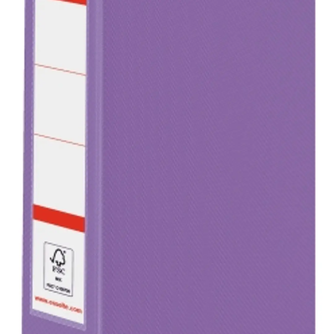 Esselte Colour'Breeze Carpeta de Anillas 25mm A4 - Lomo 42mm - Capacidad para 190 Hojas - Color Lavanda 1