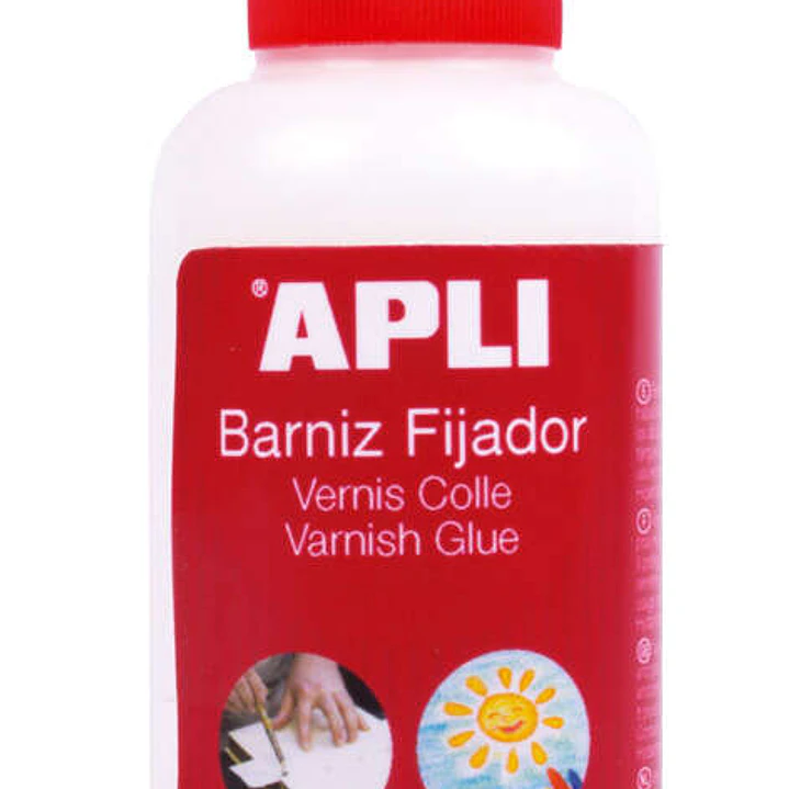 Apli Barniz Adhesivo Brillante 80ml - Proteccion Duradera - Secado Rapido - Facil Aplicacion - Transparente 1