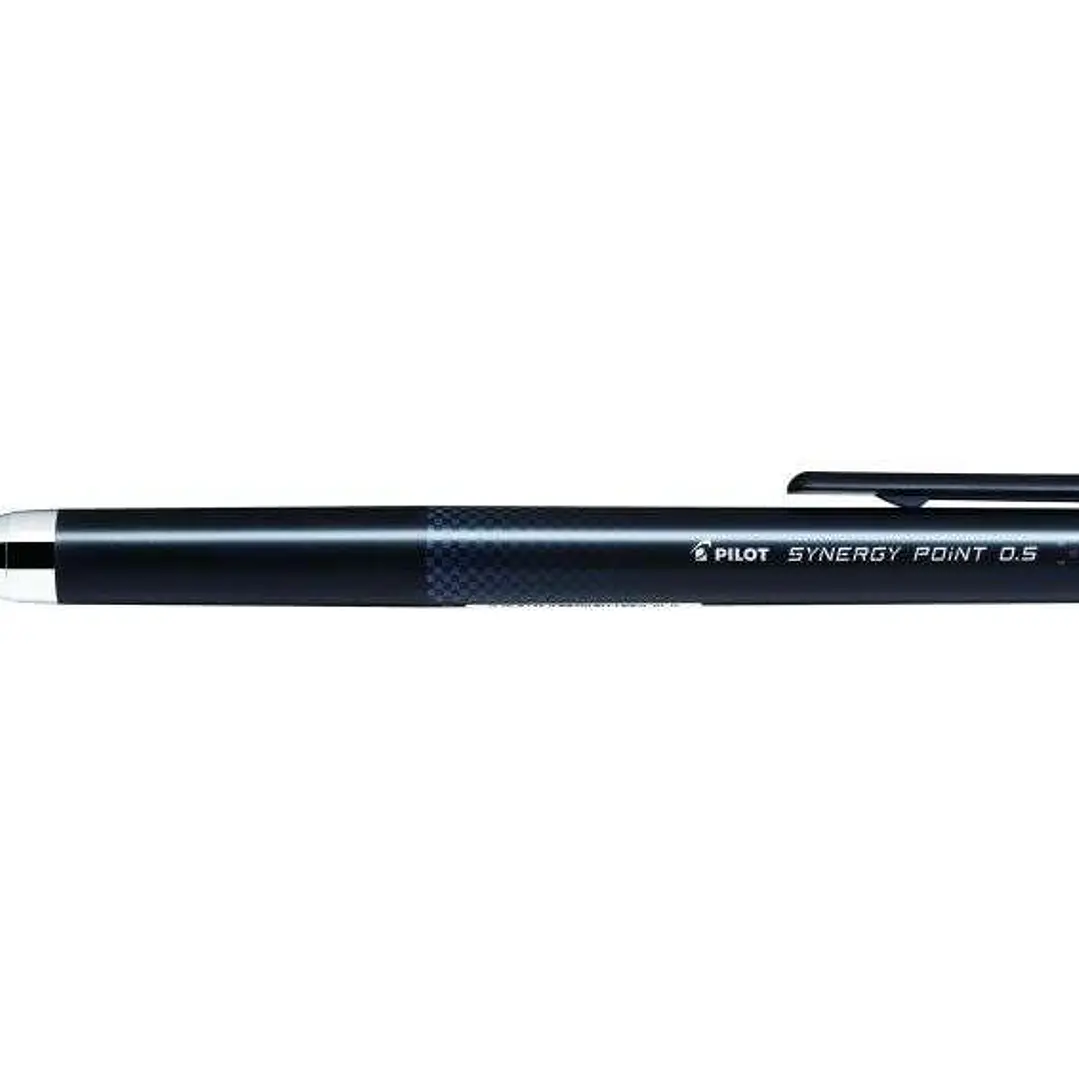 Pilot Boligrafo de Gel Synergy Point Retractil - Recargable - Punta Fina 0.5mm - Trazo 0.25mm - Color Negro 1