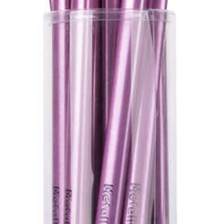 Apli Jumbo Metallic Lapiz Triangular de Color - 5mm de Grosor - Ideal para Mejor Sujecion - Mayor Cobertura en un Solo Trazo - Color Lila Metalizado 1