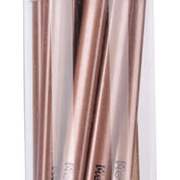 Apli Jumbo Metallic Lapiz Triangular de Color - 5mm de Grosor - Ideal para Mejor Sujecion - Mayor Cobertura en un Solo Trazo - Color Bronce Metalizado 1