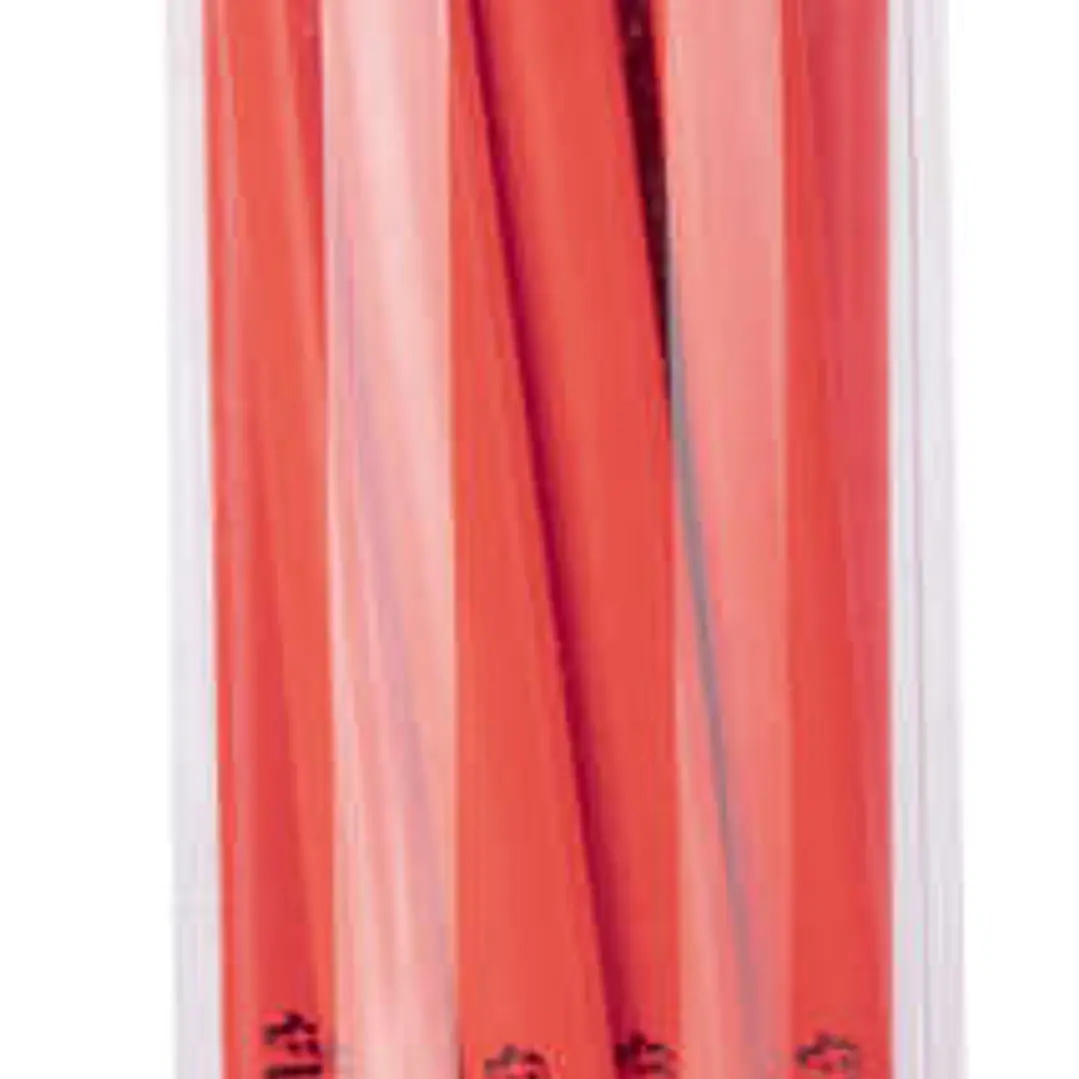 Apli Jumbo Fluor Lapices Triangulares 5mm de Grosor - Mejor Sujecion y Mayor Cobertura - Color Rojo Fluor 1