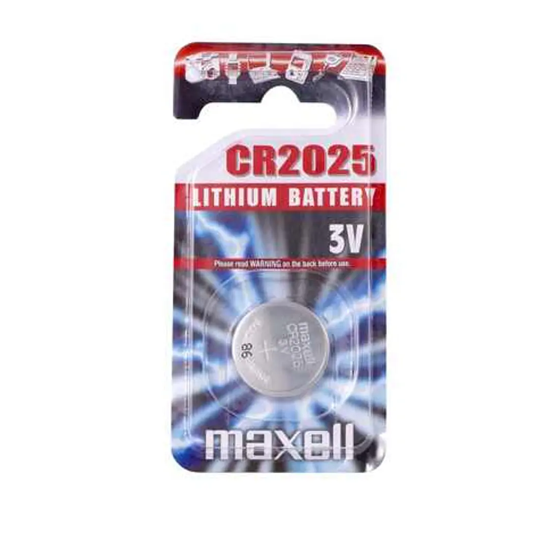 Maxell Pack de 1 Pila Litio de Boton CR2025 3V 1