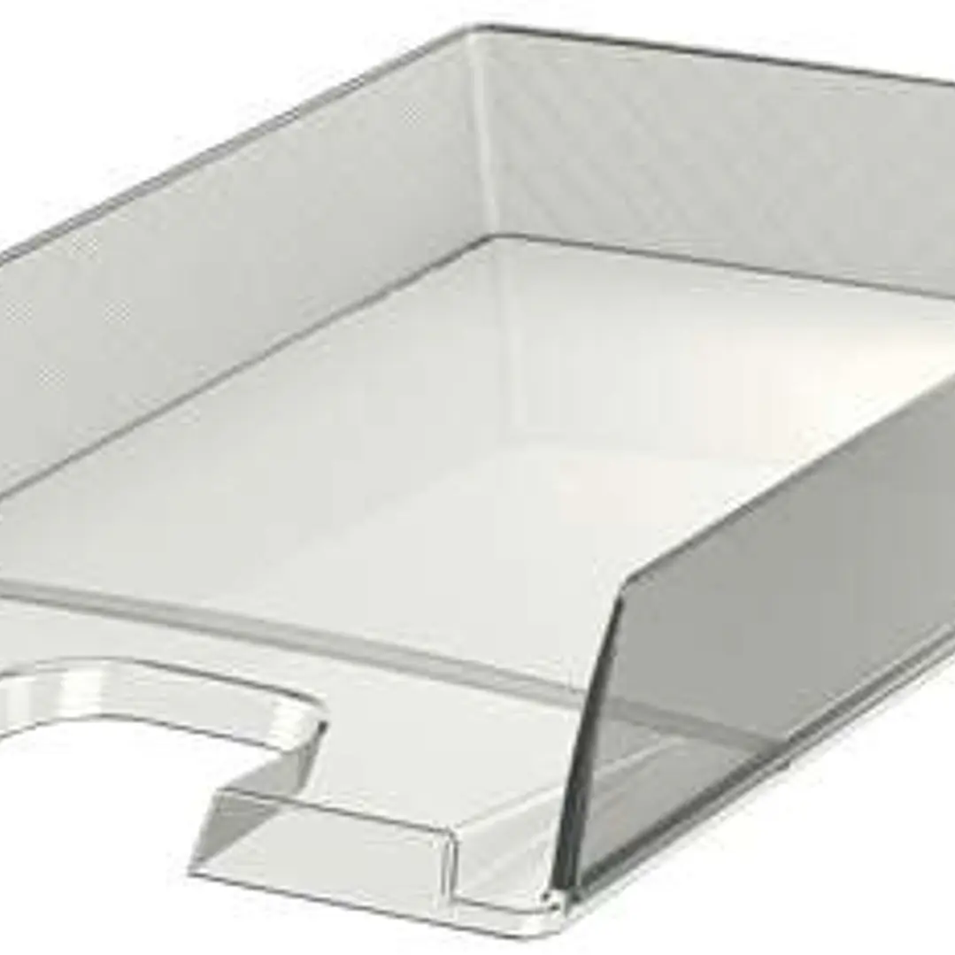 Esselte Europost Bandeja Portadocumentos - Plastico Transparente - Formato Vertical - A4 - Color Cristal 1