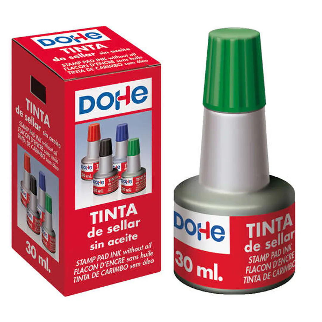 Dohe Tinta para Tampones y Sellos 30ml - Color Verde 1