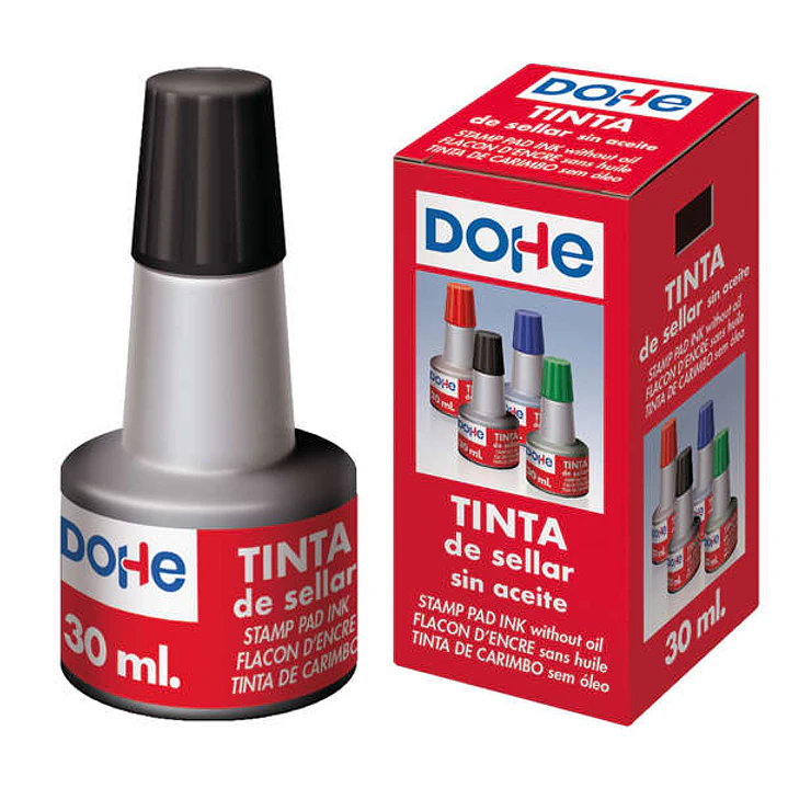 Dohe Tinta para Tampones y Sellos 30ml - Color Negro 1
