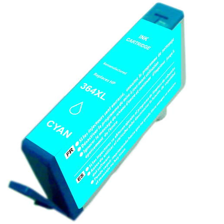 Generico HP 364XL Cyan Cartucho de Tinta - Reemplaza CB323EE/CB318EE 1