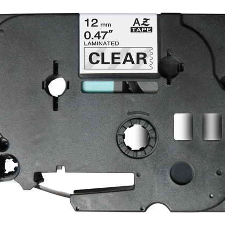 Brother TZe131 Cinta Laminada Generica de Etiquetas - Texto negro sobre fondo transparente - Ancho 12mm x 8 metros 1