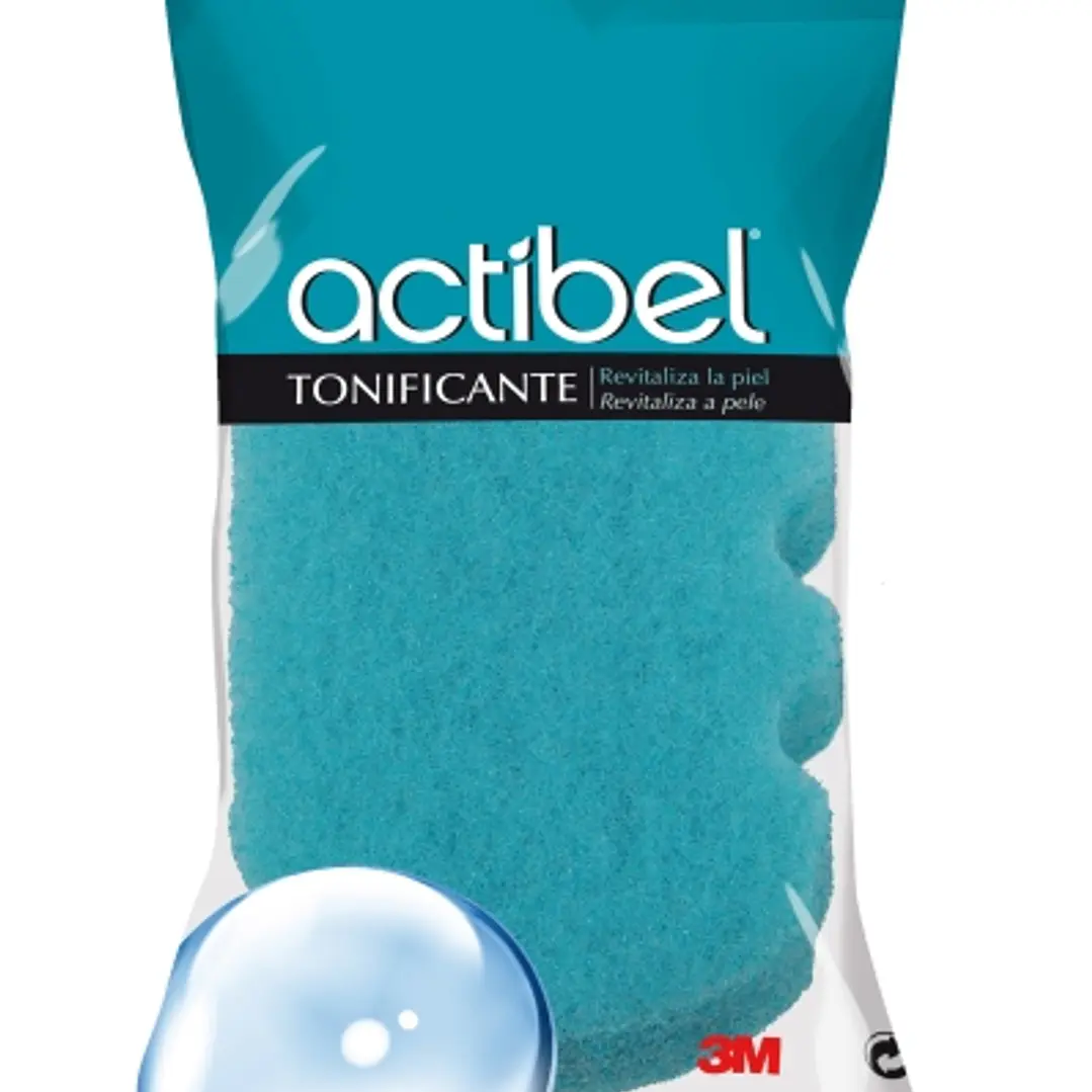 Actibel Tonificante Esponja Corporal - Ergonomica - Color Azul 1
