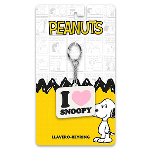 Safta Snoopy Imagine Llavero - Presentacion en Blister de Carton - Inspirado en Peanuts - Perfecto para Llaves y Bolsos - 30x80mm - Multicolor