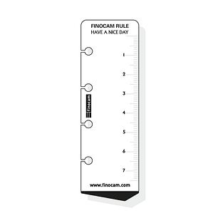 Finocam C159 Regla para Agendas Classic - Formato 601 - 30x95mm - Color Blanco