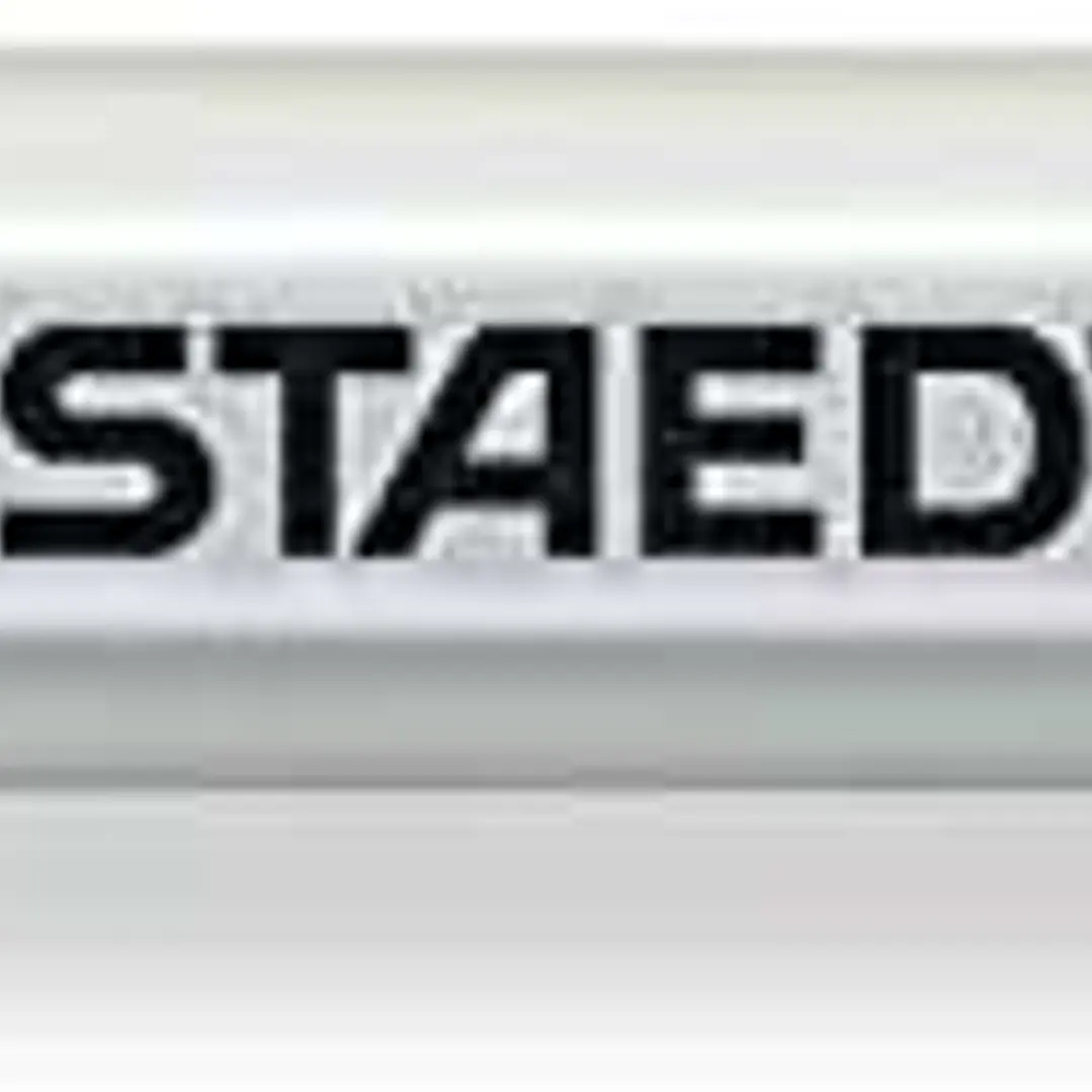 Staedtler Lumocolor 108 Lapiz de Color Hexagonal - Especial para Superfiices Lisas - Marcado Opaco - Color Blanco 1