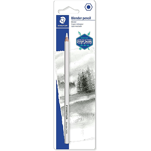 Staedtler Design Journey Iluminador 5426 Lapiz Iluminador Hexagonal - Para Mezclar y Suavizar - Madera de Bosques Sostenibles - Color Blanco