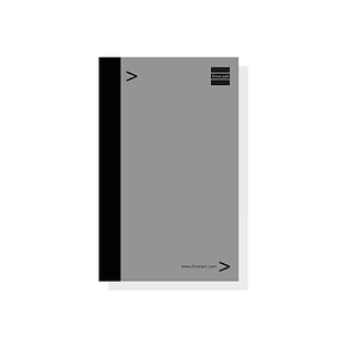 Finocam Bloc de Notas para Agendas Duo - Formato E5 - 117x5x181mm - Color Gris