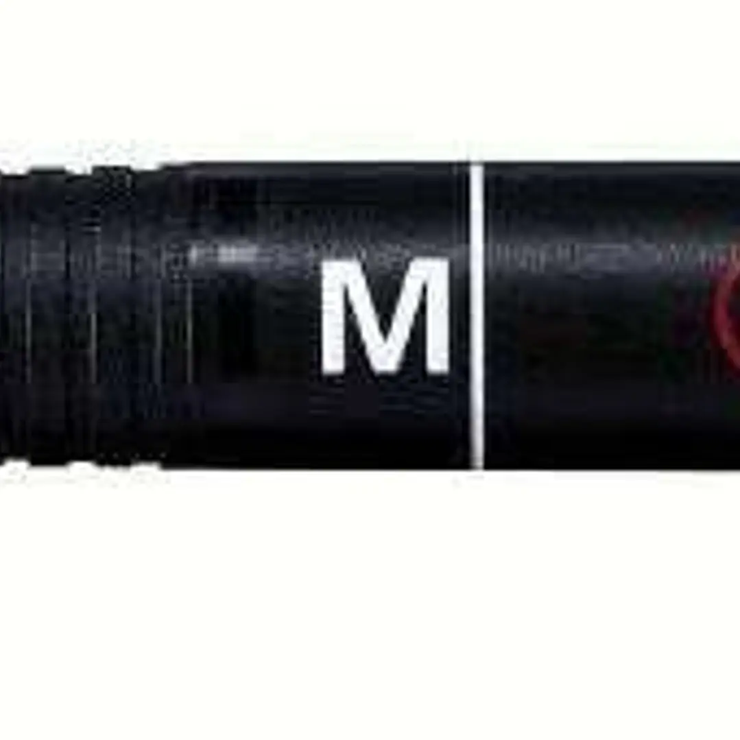 Stabilo OHPen Rotulador Permanente - Punta Media - Trazo de 1mm - Agarre Antideslizante - Tapon Ventilado - Color Negro 1