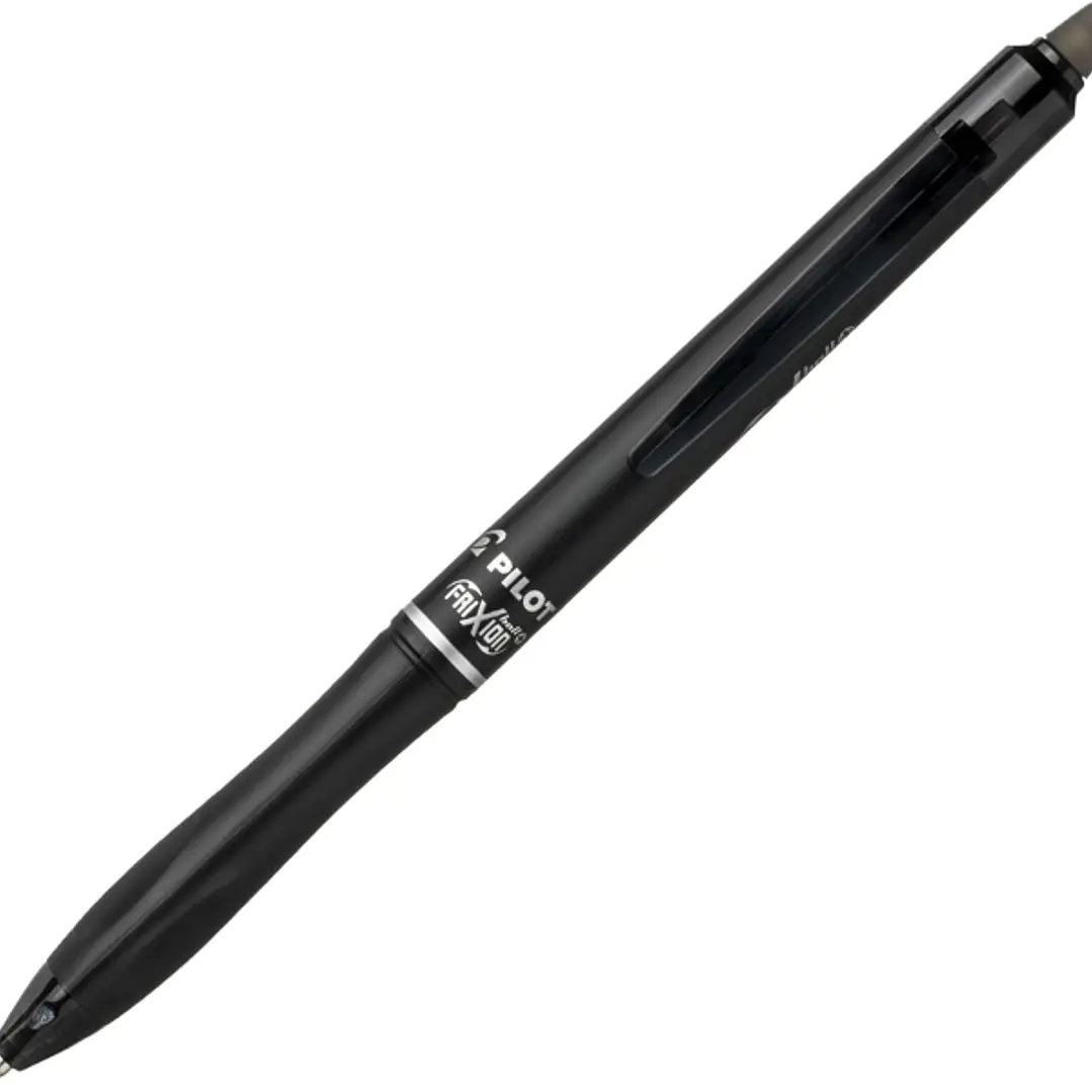 Pilot Frixion Ball Plus Boligrafo Borrable - Punta de 0.7mm y Trazo de 0.35mm - Recargables - 80% de Plastico Reclclado - Color Negro 1