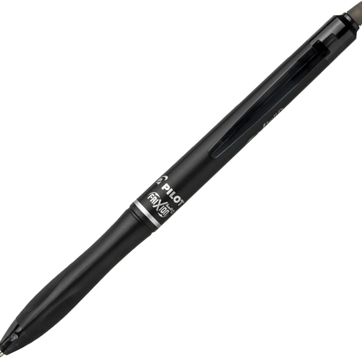 Pilot Frixion Ball Plus Boligrafo Borrable - Punta de 0.7mm y Trazo de 0.35mm - Recargables - 80% de Plastico Reclclado - Color Negro 1