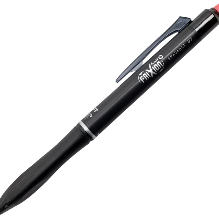 Pilot Frixion Ball Plus Boligrafo Borrable - Punta de 0.7mm y Trazo de 0.35mm - Recargables - 80% de Plastico Reclclado - Color Rojo 1