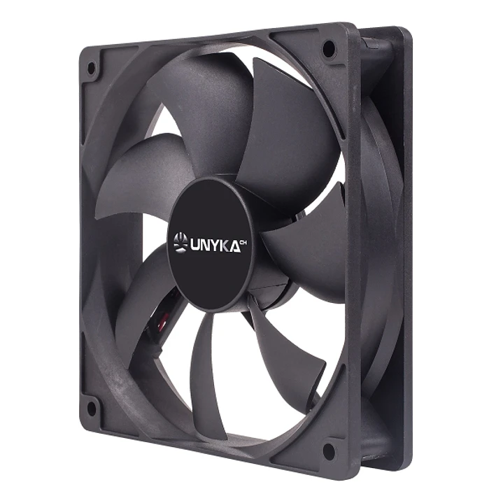 Unykach Ventilador 120mm - Velocidad Max. 1200rpm - Color Negro 1
