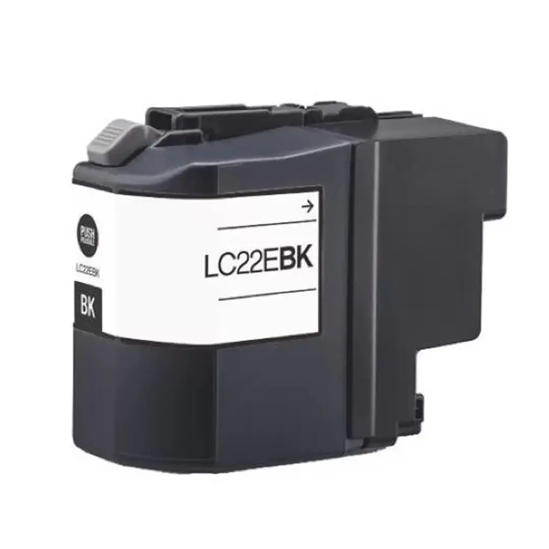 Brother LC22E Negro Cartucho de Tinta Generico - Reemplaza LC22EBK 1