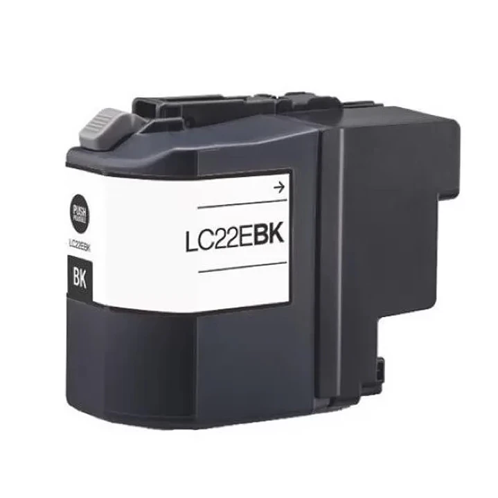 Brother LC22E Negro Cartucho de Tinta Generico - Reemplaza LC22EBK 1