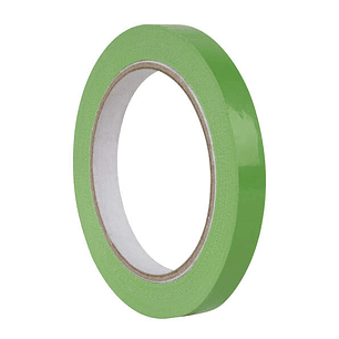 Apli Cinta Adhesiva Verde 12mm x 66m - Resistente al Desgarro - Facil de Cortar - Adhesivo de Alta Calidad Verde