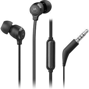 Motorola Earbuds 3-S Auriculares con Microfono - Conexion Jack 3.5mm - Color Negro