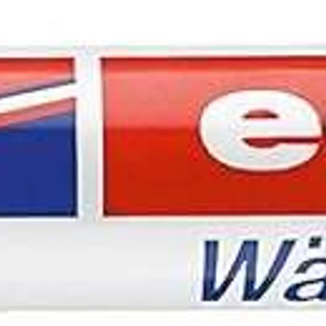 Edding 8040 Rotulador Permanente para Tejido - Punta Redonda - Trazo 1mm - Capuchon con Clip - Secado Rapido - Color Negro 1
