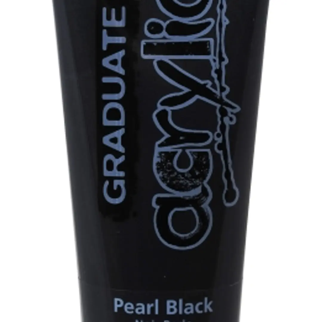 Daler Rowney Graduate Pintura Acrilica - Tubo de Plastico - 120ml - Color Negro Perla 1
