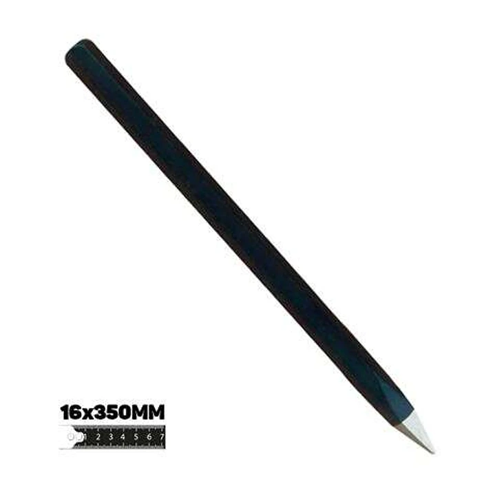 Blim Barra de Acero al Carbono - Medidas: 16 X 350 mm - Alta Resistencia al Impacto - Tratamiento Termico para Mayor Dureza - Color Negro 1