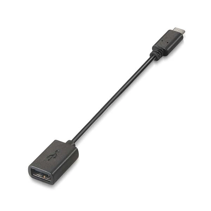 Aisens Cable USB 2.0 3A - Tipo USB-C/M-A Hembra - 15cm - Color Negro 1