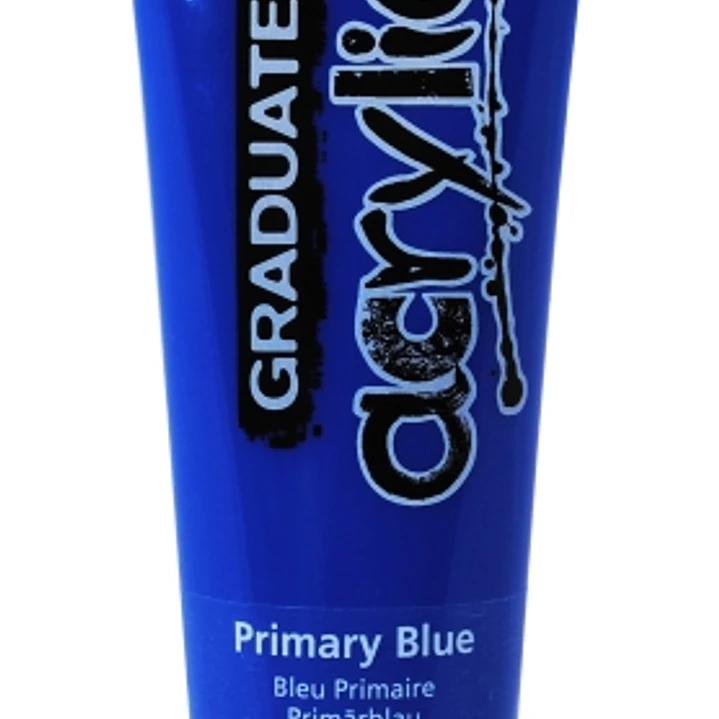 Daler Rowney Graduate Pintura Acrilica - Tubo de Plastico - 120ml - Color Azul Primario 1