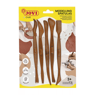 Jovi Modelling Spatulas Skin Pack 5 Modeladores para Arcilla, Barro y Plastilina - Herramientas de Moldeado - Accesorios para Creaciones Artisticas - 