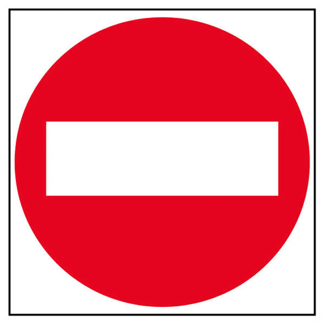 Apli Etiqueta Señalizacion Prohibido El Paso 1 U. 1