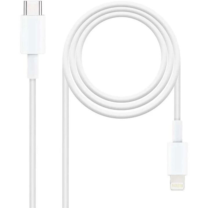 Nanocable Cable USB-C Macho a Lightning Macho 50cm 1