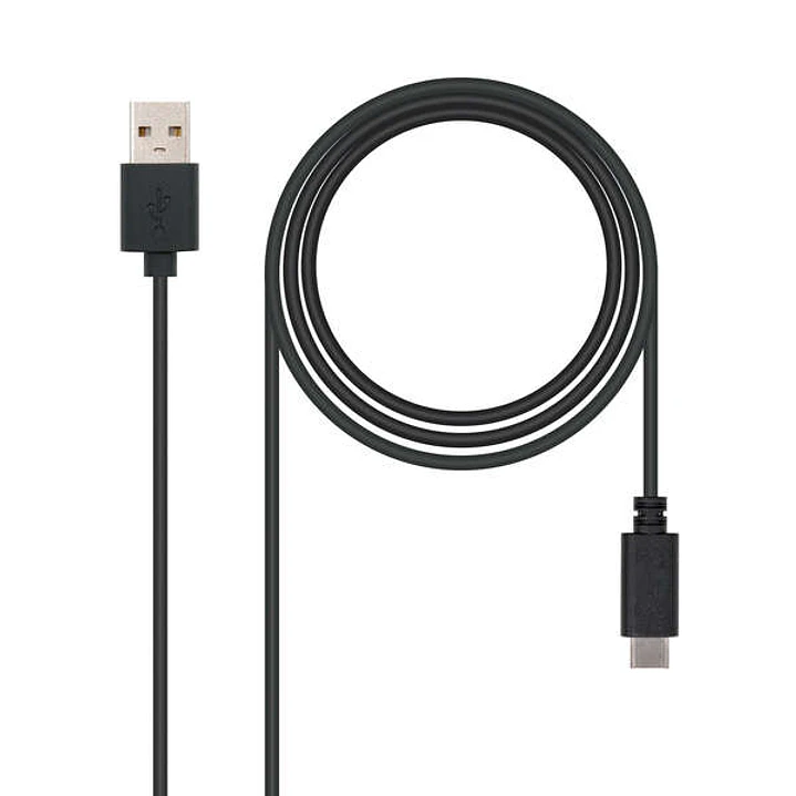 Nanocable Cable USB-C 2.0 Macho a USB-A Macho 2m 1