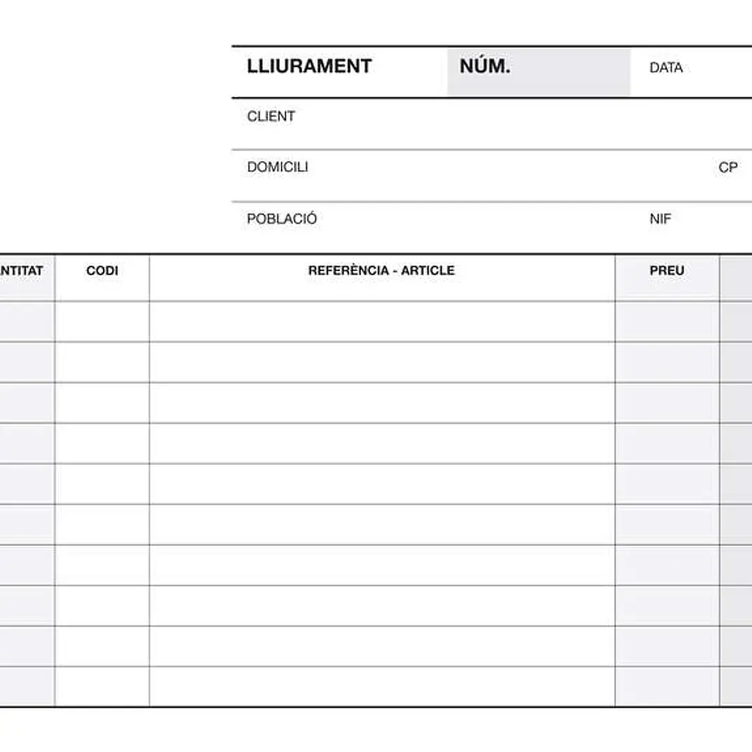Apli Talonario Entrega 1/8 Apaisado Triplicado - 210 x 148mm - Copias Autocopiativas - Numeracion Secuencial - Papel Autocopiativo de Alta Calidad - B 1