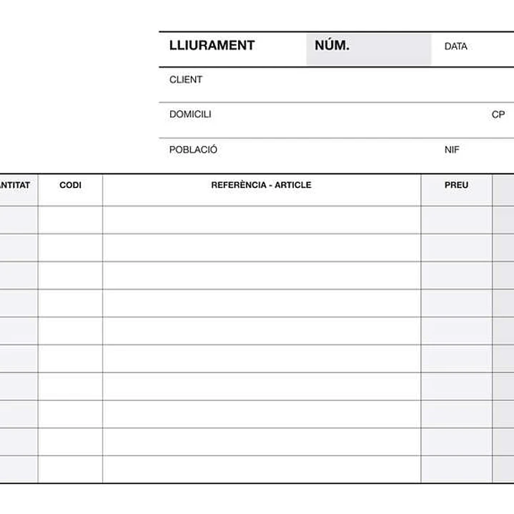 Apli Talonario Entrega 1/8 Apaisado Triplicado - 210 x 148mm - Copias Autocopiativas - Numeracion Secuencial - Papel Autocopiativo de Alta Calidad - B 1